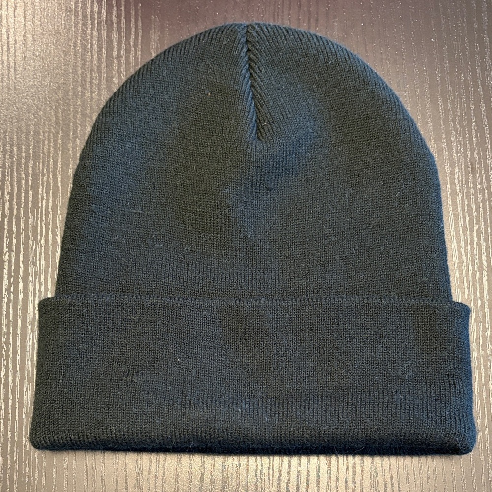 New! Black Beanie with ‘DARK' Embroidery - Picture 3 of 8